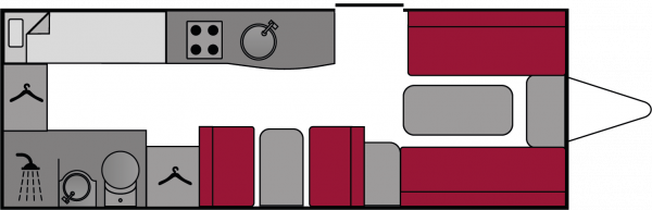 Swift Ace Courier 2020 Floorplan