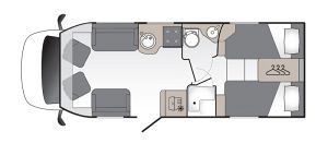 Coachman Travel Master 565 - 2026 Floorplan