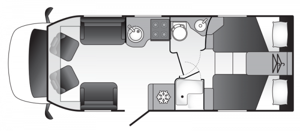 Coachman Travel Master 565 - 2024 Floorplan