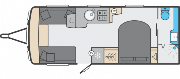 Swift Conqueror 580 Grande - 2026 Floorplan