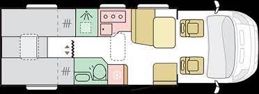 Adria Coral Supreme 670 SL - 2024 (55438) Floorplan