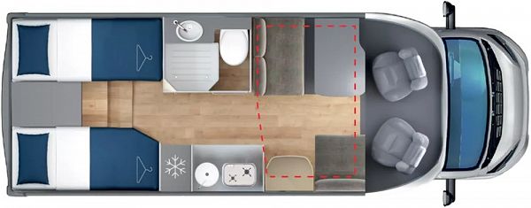 Giottiline  Siena 385 -FIAT (65762) Floorplan