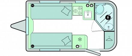 Bailey Discovery D4-2  2023 Floorplan