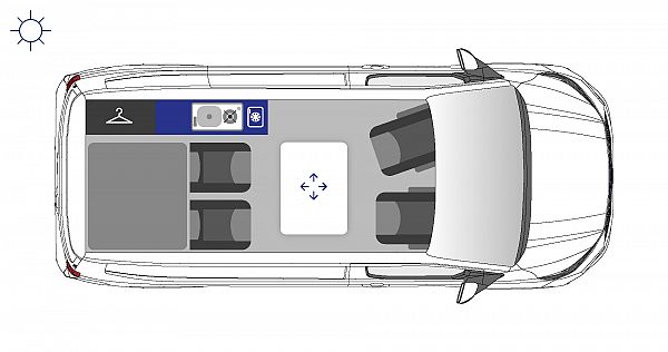 Westfalia Club Joker Urban - Arctic White (68196) Floorplan