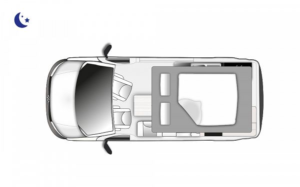 Westfalia Kepler One LHD (11453) Floorplan