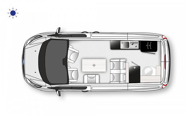 Westfalia Kelsey 2024 (32129) Floorplan