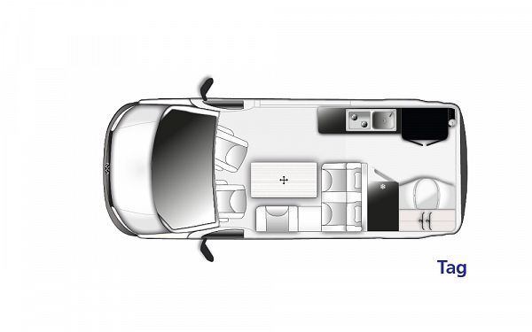 Westfalia Kepler One *NEW* (11452) Floorplan