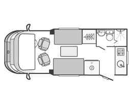 Swift Bessacarr 412 - 2017 Floorplan