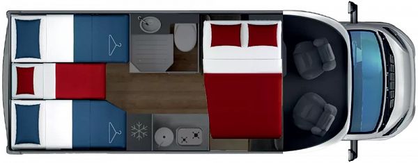 Giottiline  Siena 385 -FIAT (65762) Floorplan