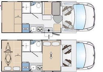 Rimor  Katamarano 14 P Plus 2016 Floorplan