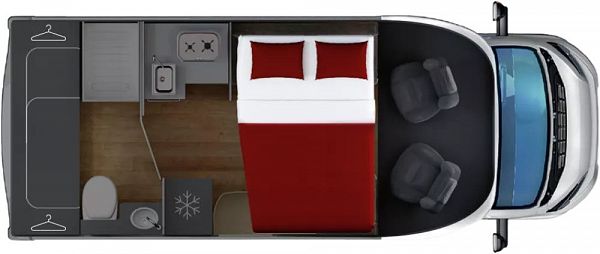 Giottiline  Siena 350 - FIAT (65758) Floorplan
