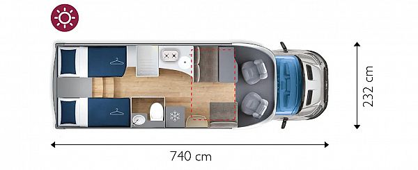 Giottiline Siena 395 - (53655) Floorplan