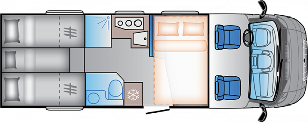 Sun Living S-Series 75 SL by Adria - Wandahome Special Edition Floorplan
