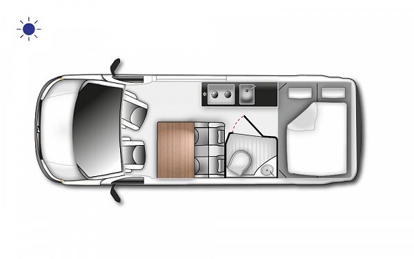 Westfalia Sven Hedin (11982) Floorplan