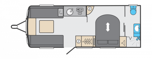 Swift Ace Award Daystar - 2023  Wandahome Special Edition Floorplan