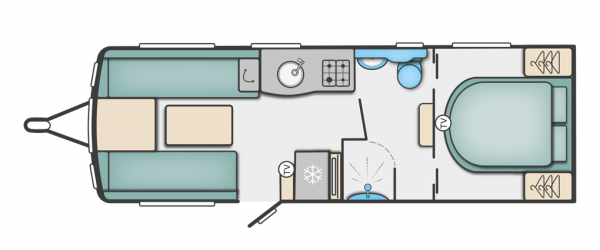 Swift Corniche 19/4  -  2023 Wandahome Special Edition Floorplan