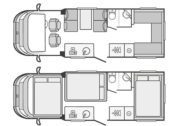 Swift Lifestyle 686 - 2016 Floorplan