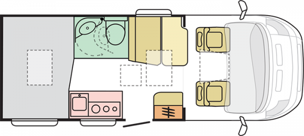 Adria Compact Plus SP Floorplan