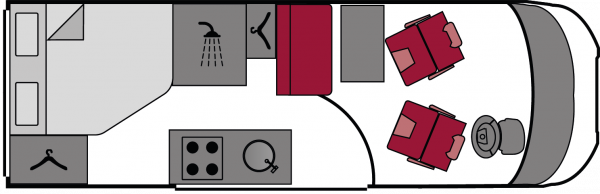 Swift Escape 664 2010 Floorplan