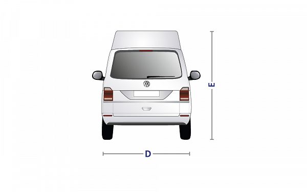 Westfalia Club Joker High Roof 2021 (10004) Floorplan