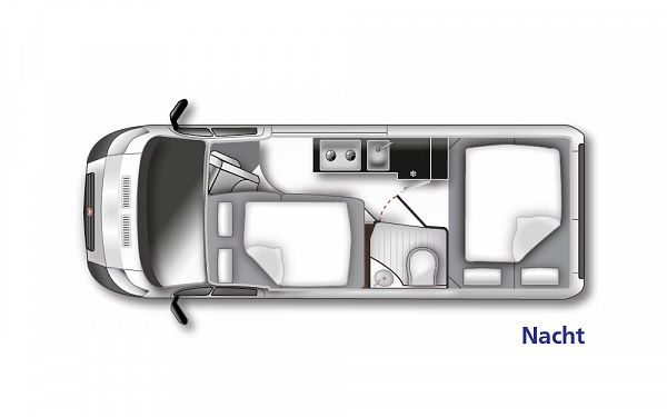 Westfalia Columbus 601D - 2023 Floorplan