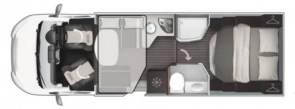 Roller Team Zefiro 696 - 2017 Floorplan