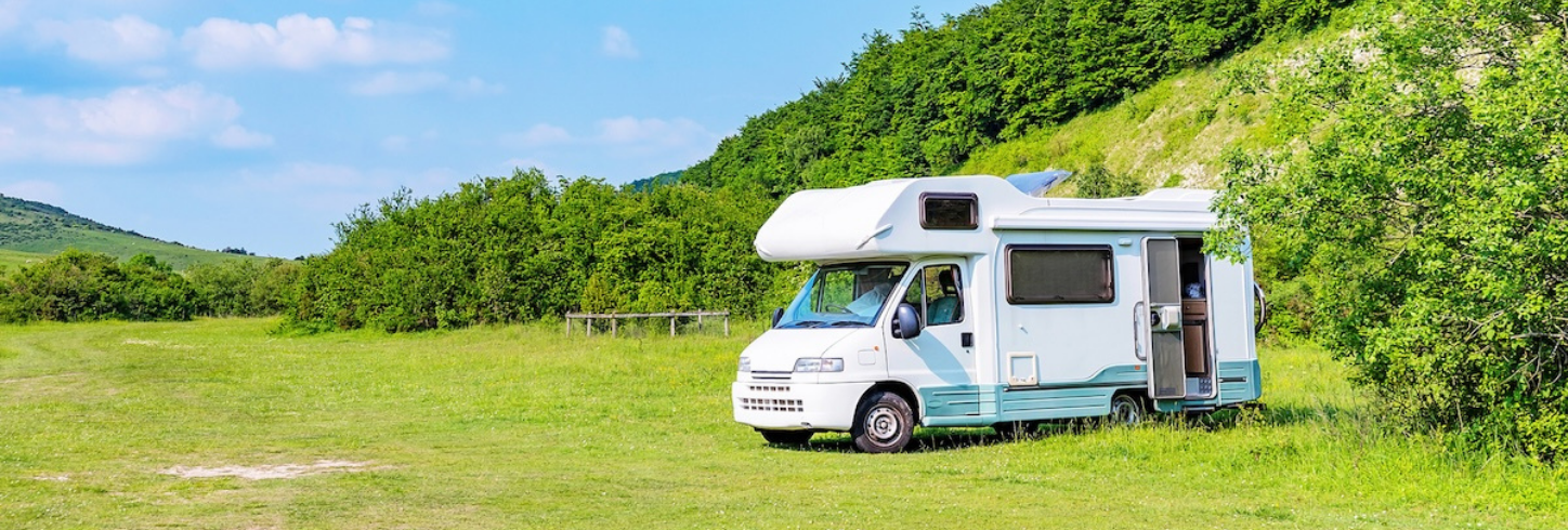 Motorhome In A Field